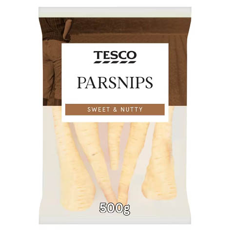 Tesco Parsnips 500G